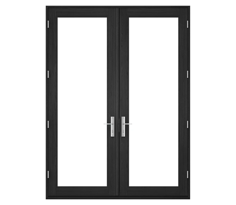 Pella Reserve Contemporary Wood Hinged Patio Door in Johnson City